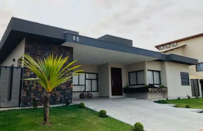 Linda casa térrea no condomínio ecopark bourbon, em caçapava.