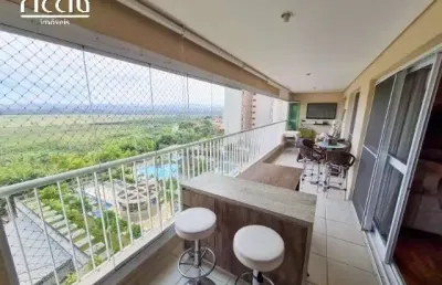 Apartamento de 156m2 no condomínio splendor blue. vista livre para o banhado