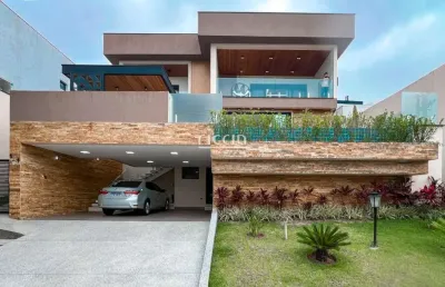 Sobrado a venda no condomínio jaguary em urbanova l 3 suites l 4 vagas