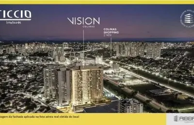 Apartamento a venda, 02 dormitórios, vision colinas, jardim esplanada, sjc.