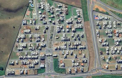 Terreno de esquina à venda no condominio reserva aruana - 356 m² plano