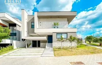 Excelente sobrado pronto para morar - alphaville 2 - 4 suítes e 1 escritório no térreo 430 m² de a.c e 535 m² de terreno