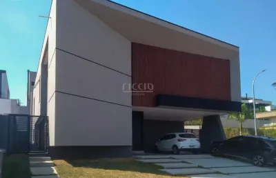 Excelente sobrado pronto para morar - alphaville 2 - 4 suítes (uma no terreo revers.) - 380 m² de a.c e 504 m² de terreno