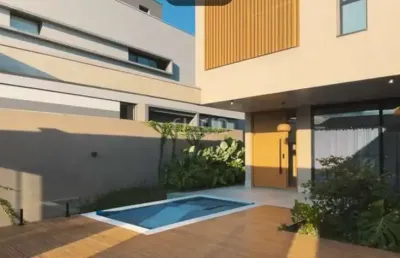 Casa à venda no urbanova em sjc - condomínio alphaville 1 - 3 suítes + escritório - pronta para morar