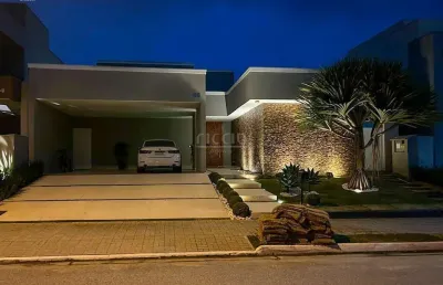 Casa térrea pronta para morar no cond. jardim do golfe 3 - 3 suítes com 280 m² útil e 450 m² de terreno