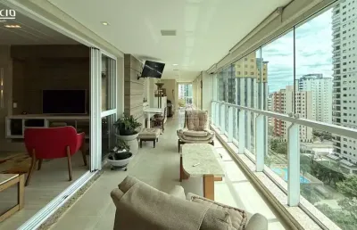 Apartamento com 4 dormitórios (4 suítes) e 4 vagas à venda, 194 m² edifício central park aquarius em são josé dos campos/sp