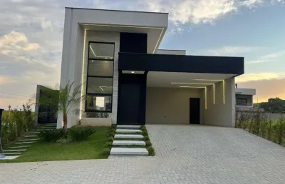 Casa térrea à venda, 3 suites, piscina e area gourmet - terras alpha em urbanova em são josé dos campos,sp