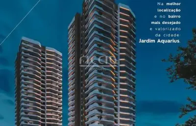 Apto à venda no aquarius - 194 m² (1º andar) garden - montante living design - 3 suítes ou 4 dorms (2 suítes) torre a - melhor vista de sjc!