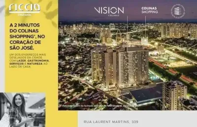 Ao lado do shopping colinas - vision 58m2 - 2 dorms, suíte