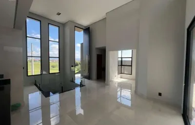 Casa alto padrão a venda no condomínio santa mônica/caçapava, com 3 suítes.
