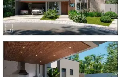 Casa no terras do vale com 04 dormitorios e com terreno de 400 metros