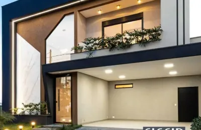Lindo sobrado no condomínio vivva em jacareí - 4 suítes com 258 m² de construção