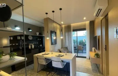 Apartamento - quadria - jardim aquarius, 45 m² - 1 suíte , 1 vaga