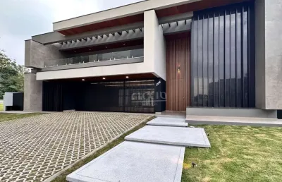 Sobrado encantador pronto para morar com 4 suítes + escritório à venda, 600 m² de construção, condominio chácara serimbura urbanova sjc-sp