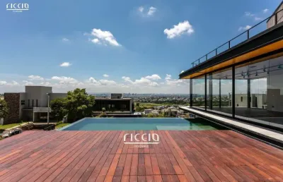 Casa à venda com 5 suítes no urbanova - luxuosa c/ 819 m² construção/elevador/piscina aquecida - sjc/sp