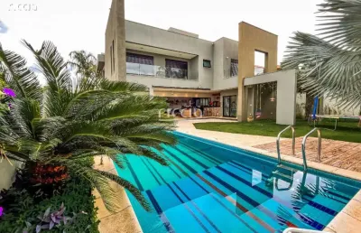 Casa à venda no urbanova - sobrado com 4 suítes com piscina aquecida cond. reserva do paratehy 525 m² de área - s.j.campos/sp