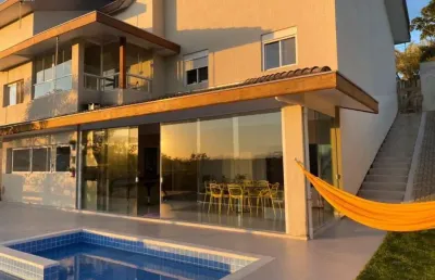 Sobrado de 500m2 - 4 dormitórios à venda no condomínio mirante do vale - vista incrível