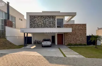 Sobrado maravilhoso cond. alphaville 1 à venda, 4 suítes, com 297 m² área útil e 505 m² de terreno, - urbanova - s.j.campos/sp