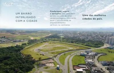 Terreno à venda cond. jardins das nações urbanova - sjc - 800,88 m² plano - fundos para área verde!