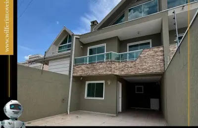 Casa com 4 quartos à venda na rua bernardo bubniak, 259, atuba, curitiba, 167 m2 por r$ 799.000
