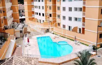 Apartamento à venda em itaboraí, venda das pedras, com 2 quartos, 52m²