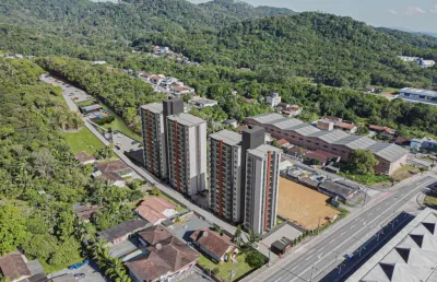 Apartamento com 2 quartos à venda no itoupava central, blumenau , 61 m2 por r$ 284.000