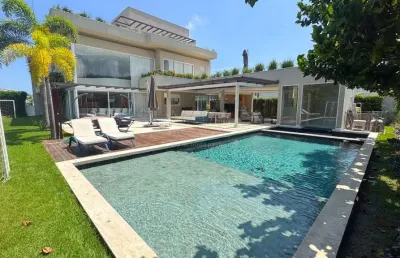 Casa com 5 suítes, 1400 m² - alphaville - barra da tijuca - rio de janeiro/rj