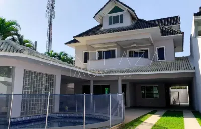 Casa com 5 quartos para alugar, sendo 5 suítes, 541 m² por r$ 22.000/mês - barra da tijuca