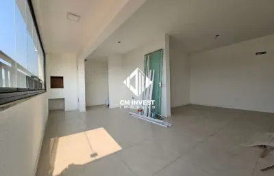 Apartamento vista mar sol da manhã novo à venda com  2 quartos, 1 suíte, 1 vaga, 71m² em barreiros são josé, sc
