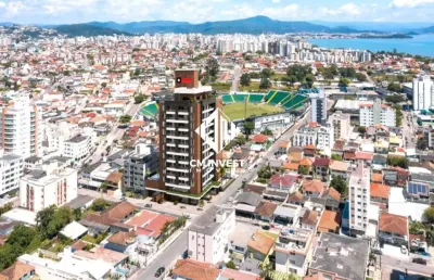 Apartamento de 3 dormitórios com 3 suítes e terraço privativo no bairro estreiro em florianópolis!