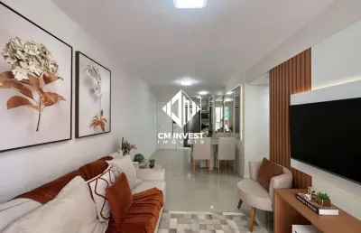 Porteira fechada apartamento com 2 dormitórios sendo 1 suíte em campinas, são josé, sc.