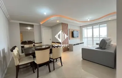 Apartamento com 3 dormitórios sendo 1suíte 110m² à venda no bairro kobrasol - são josé/ sc
