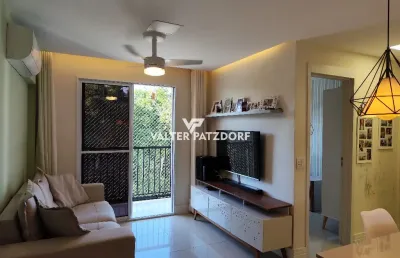 Apartamento decorado com clube exclusivo no camorim – verdant village | r$ 435 mil | pronto pra morar!