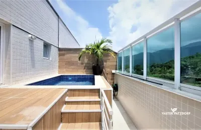 Cobertura duplex para locação – vista para a montanha em vargem pequena