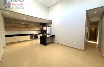 Casa nova para locação em condomínio fechado em indaiatuba/sp, rica em armários, 03 dormitórios (sendo 01 suíte), área de lazer completa.