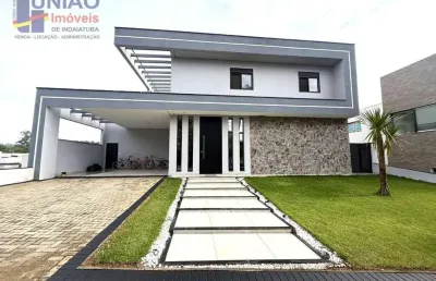 Belíssimo sobrado, em condomínio fechado de alto padrão na cidade de indaiatuba.