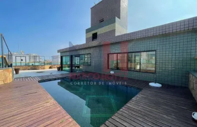 Cobertura com 3 dorms, tupi, praia grande - r$ 3 mi, cod: 206126