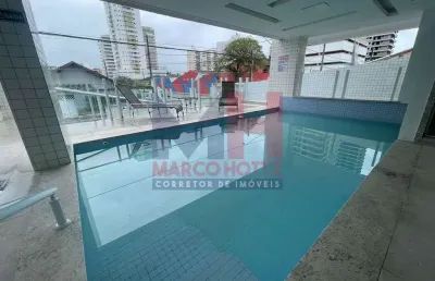 Apartamento com 2 dorms, guilhermina, praia grande - r$ 425 mil, cod: 206213
