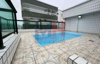 Cobertura com 3 quartos, canto do forte, praia grande - r$ 1.3 mi, cod: 206910