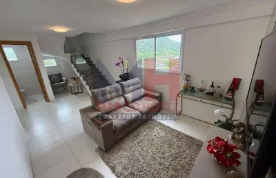 Cobertura com 2 quartos, canto do forte, praia grande - r$ 890 mil, cod: 207253