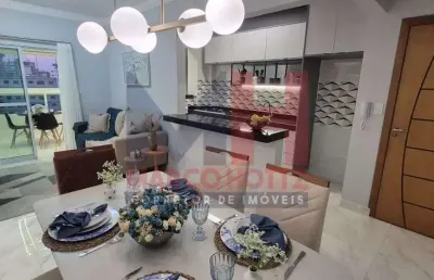 Apartamento com 2 quartos, caiçara, praia grande - r$ 620 mil, cod: 207726