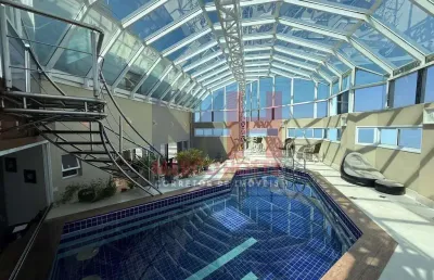 Cobertura com 4 quartos, aviação, praia grande - r$ 6.5 mi, cod: 207755