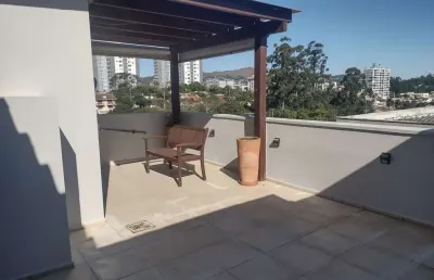 Cobertura para venda em porto alegre, jardim do salso, 1 dormitório, 1 suíte, 2 banheiros, 2 vagas