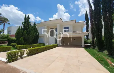 Casa para alugar no condomínio fazenda alvorada, com 600 m² de área construída e com 1000m² total.