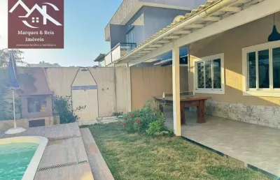 Casa com 4 dormitórios à venda, 255 m² por r$ 620.000,00 - guriri - cabo frio/rj