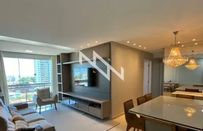 Apartamento mobiliado 3 quartos (2 suítes) - setor nova suiça