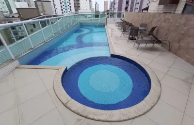 Lindo apartamento seminovo 03 dormitórios com 02 vagas demarcadas e lazer completo na guilhermina/pg