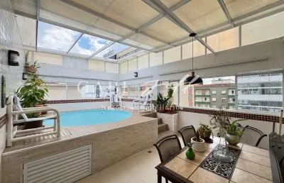 Cobertura com 2 quartos à venda no embaré, santos , 200 m2 por r$ 1.600.000