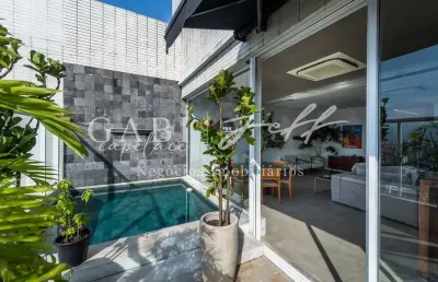 Cobertura com 4 quartos à venda no boqueirão, santos , 265 m2 por r$ 7.800.000