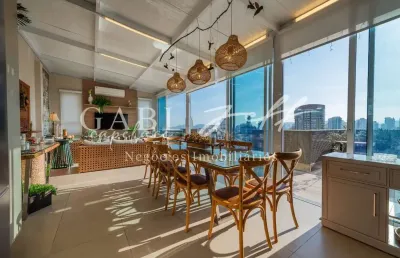 Cobertura com 4 quartos à venda no embaré, santos , 330 m2 por r$ 7.450.000